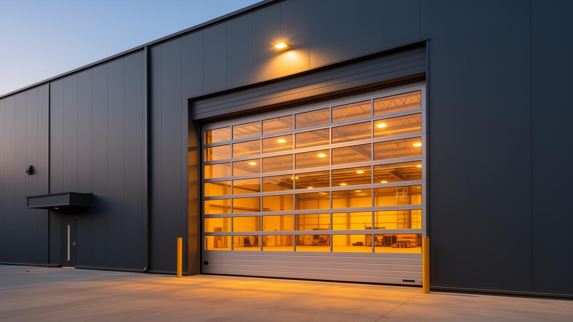 Professional industrial garage door installation
